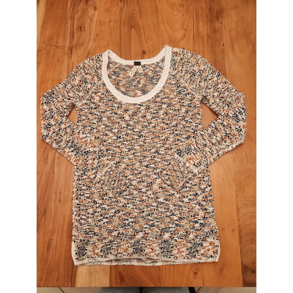 Free People We The Free Sweater Womens XS Extra Small Marled Multicolor Knit